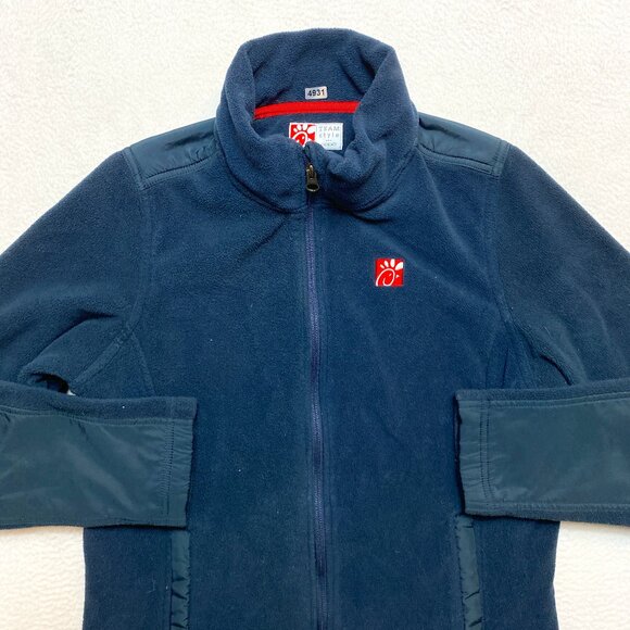 Navy Blue Fleece Jacket - Picture 1 of 12